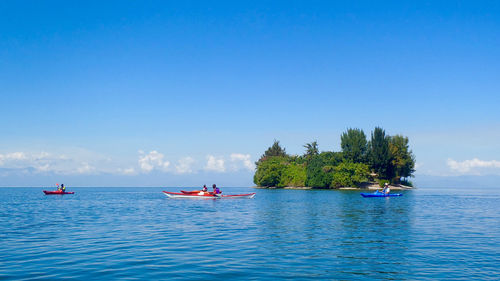 Kayaking on Lake Kivu. Kayaking on Lake Kivu.