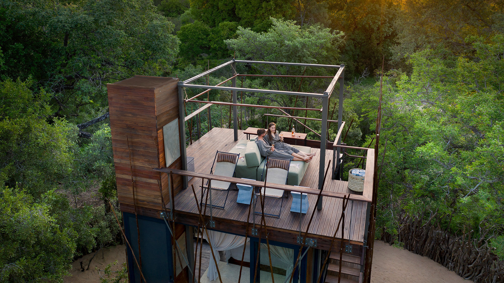AndBeyond's Ngala Treehouse is an ovenight retreat situated on the edge of South Africa's Kruger National Park.