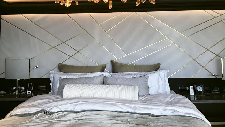 The Splendor’s 4,443-squarefoot Regent Suite has a bed with a $200,000 Hastens Vividus custom mattress.