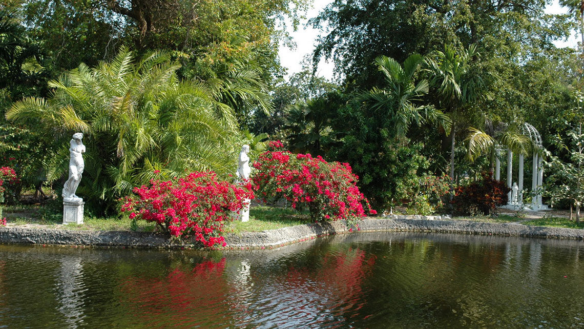 A peaceful area in Garden of the Groves on Grand Bahama Island.