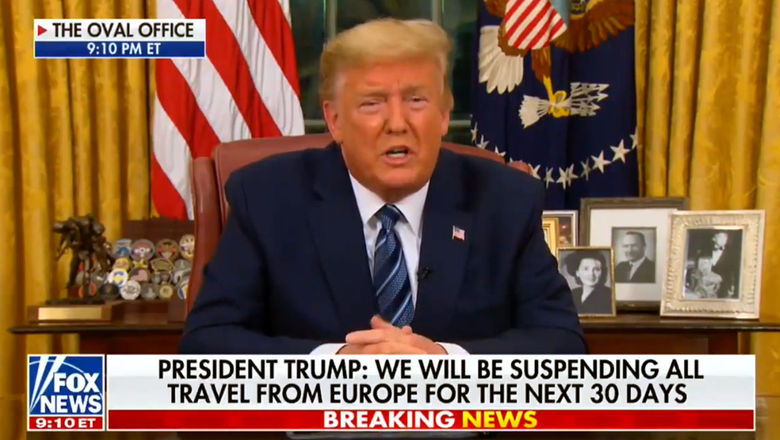 President Donald Trump on Wednesday announced a ban on most travel from Europe to the U.S. in an attempt to stem the spread of Covid-19.