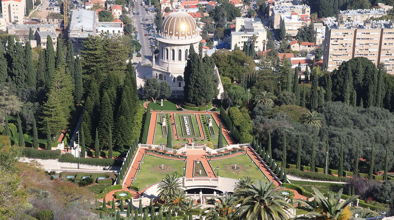 Destinations editor Eric Moya visited Israel as part of a Central Holidays fam trip. Pictured, the Bahai Gardens in Haifa, a Unesco World Heritage Site.