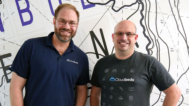 Cloudbeds, co-founded by Richard Castle (left) and Adam Harris, started the #Hospitalityhelps online platform.