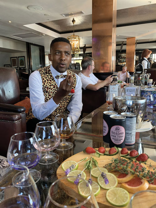 The Twelve Apostles hotel in Cape Town offers local gin tasting at its open-air Leaopard Bar overlooking the water. The Twelve Apostles hotel in Cape Town offers local gin tasting at its open-air Leaopard Bar overlooking the water.