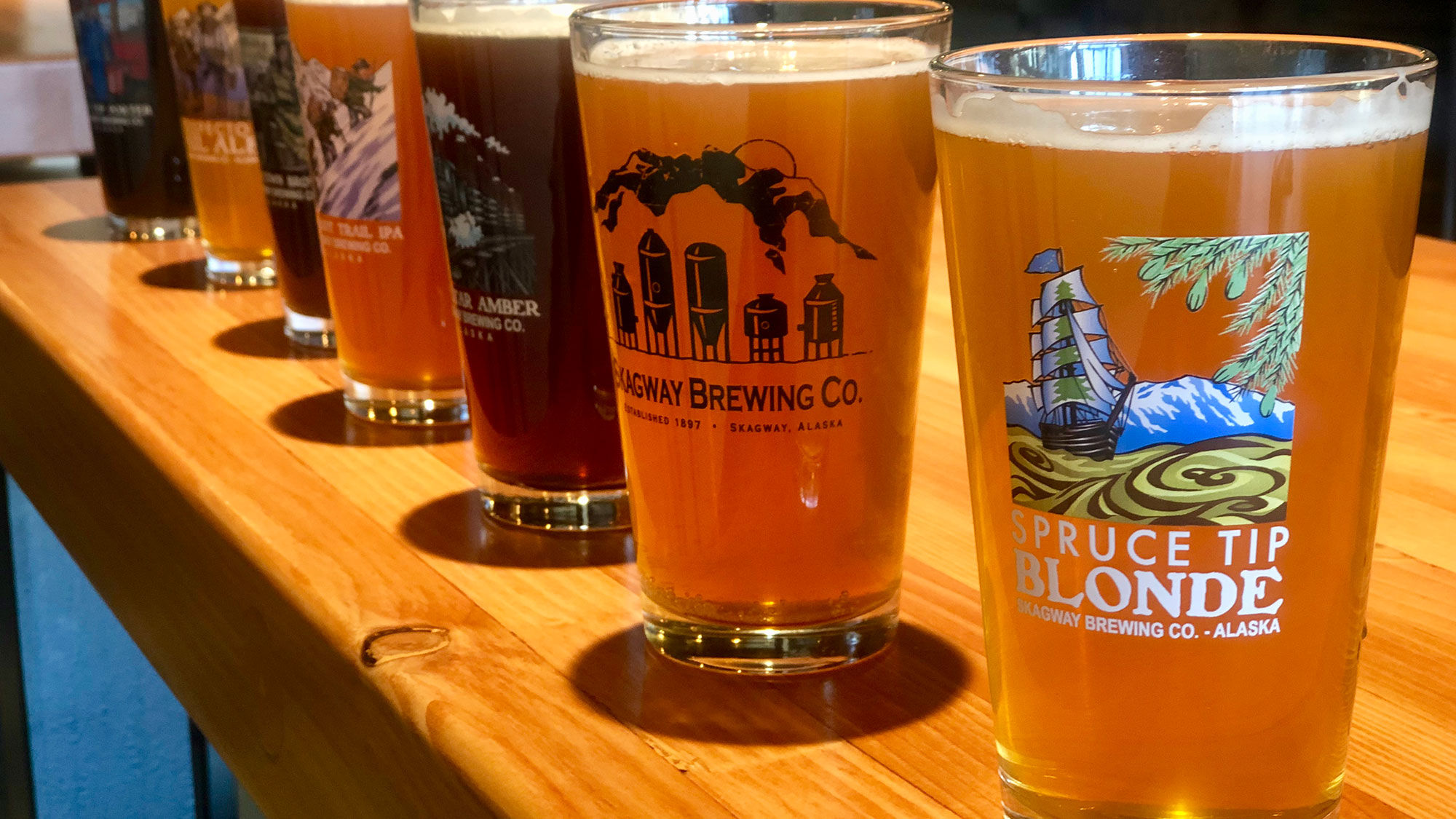 Once Skagway Brewing Co. fully reopens following its Covid-19 adjustments, owner Mike Healy hopes to develop tours that combine beer and food samples with details of the building's ecofriendly features.