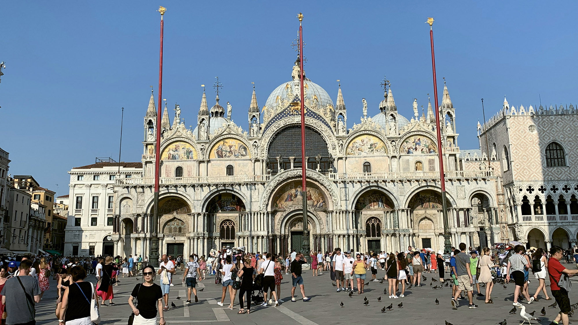 St. Mark's Square in Venice, prior to the pandemic.