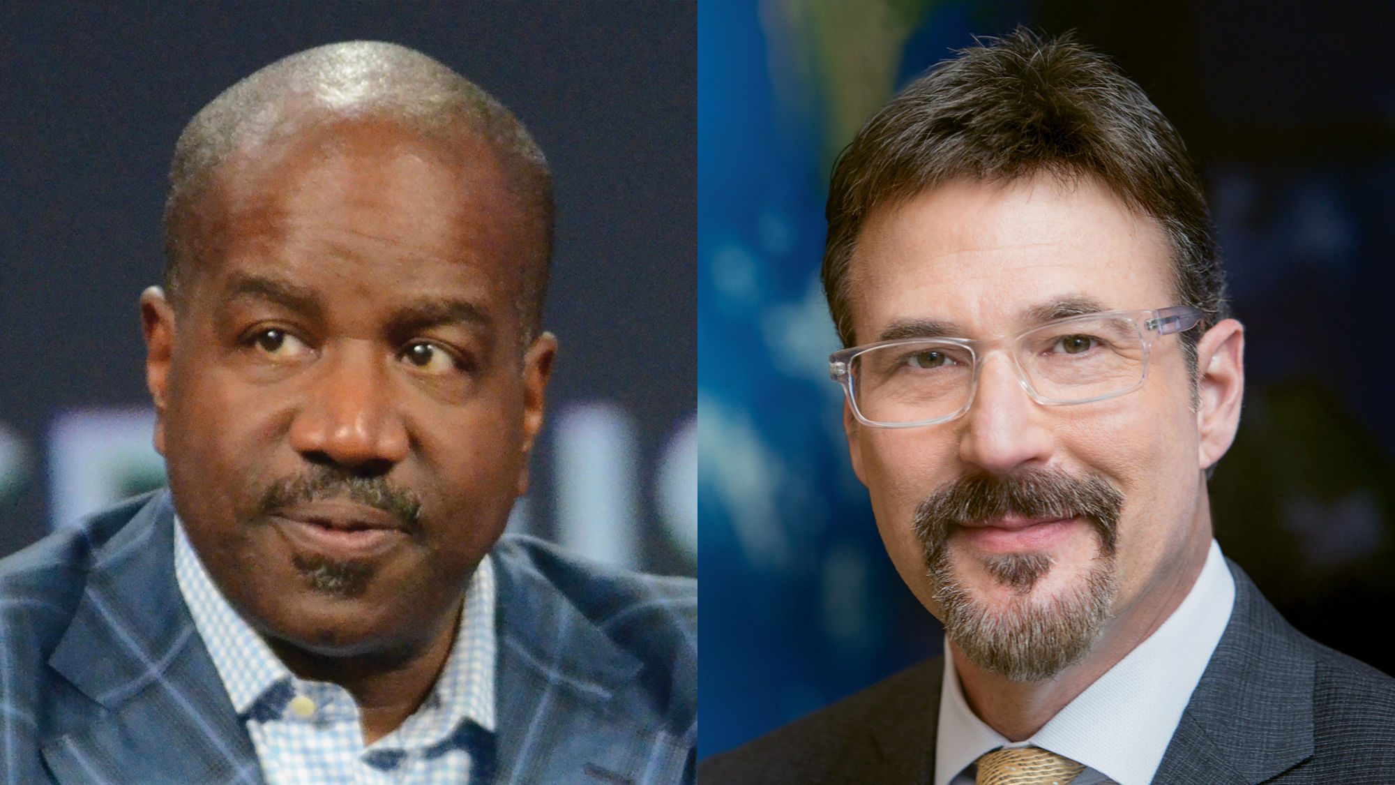 Orlando Ashford, left, led a brand revitalization at Holland America Line. Richard Meadows is wrapping up a 35-year career at Carnival Corp.