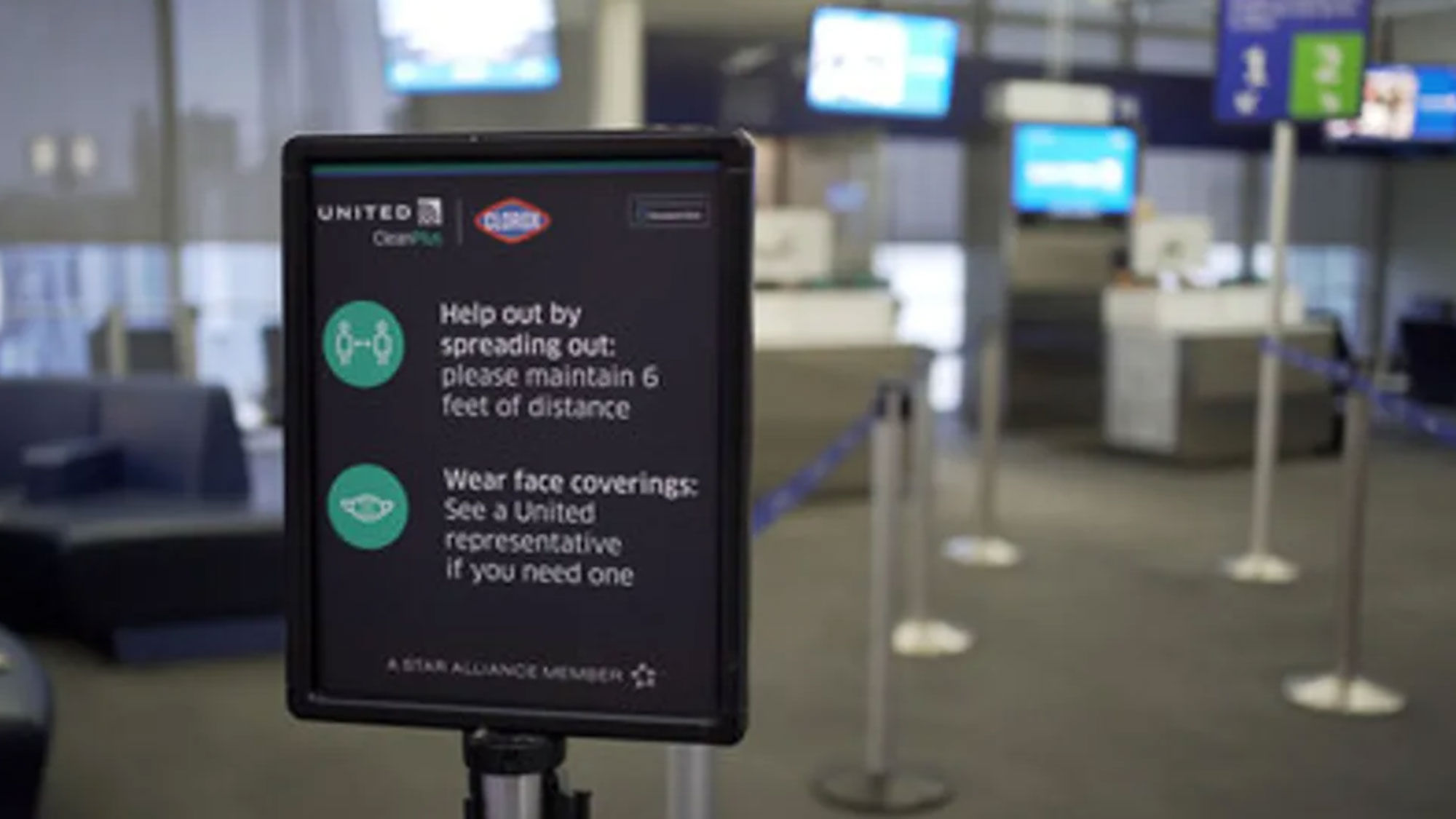 United and others are branding their health safety initiatives