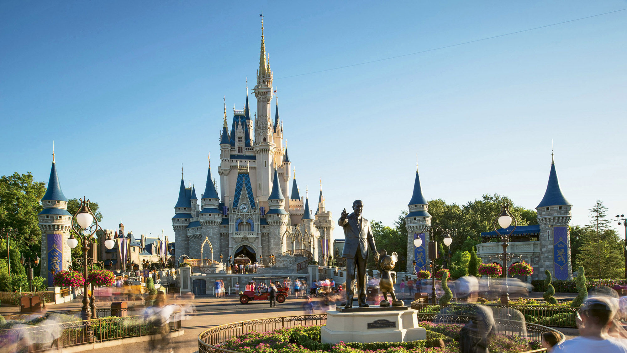 Cinderella’s Castle at Walt Disney World Resort in Orlando.