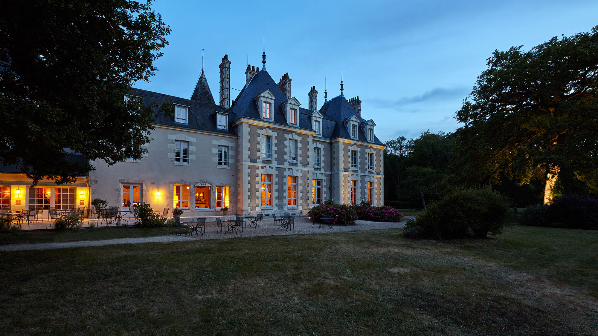 Les Sources de Cheverny is situated among 110-acres of woodlands in France's Loire Valley.