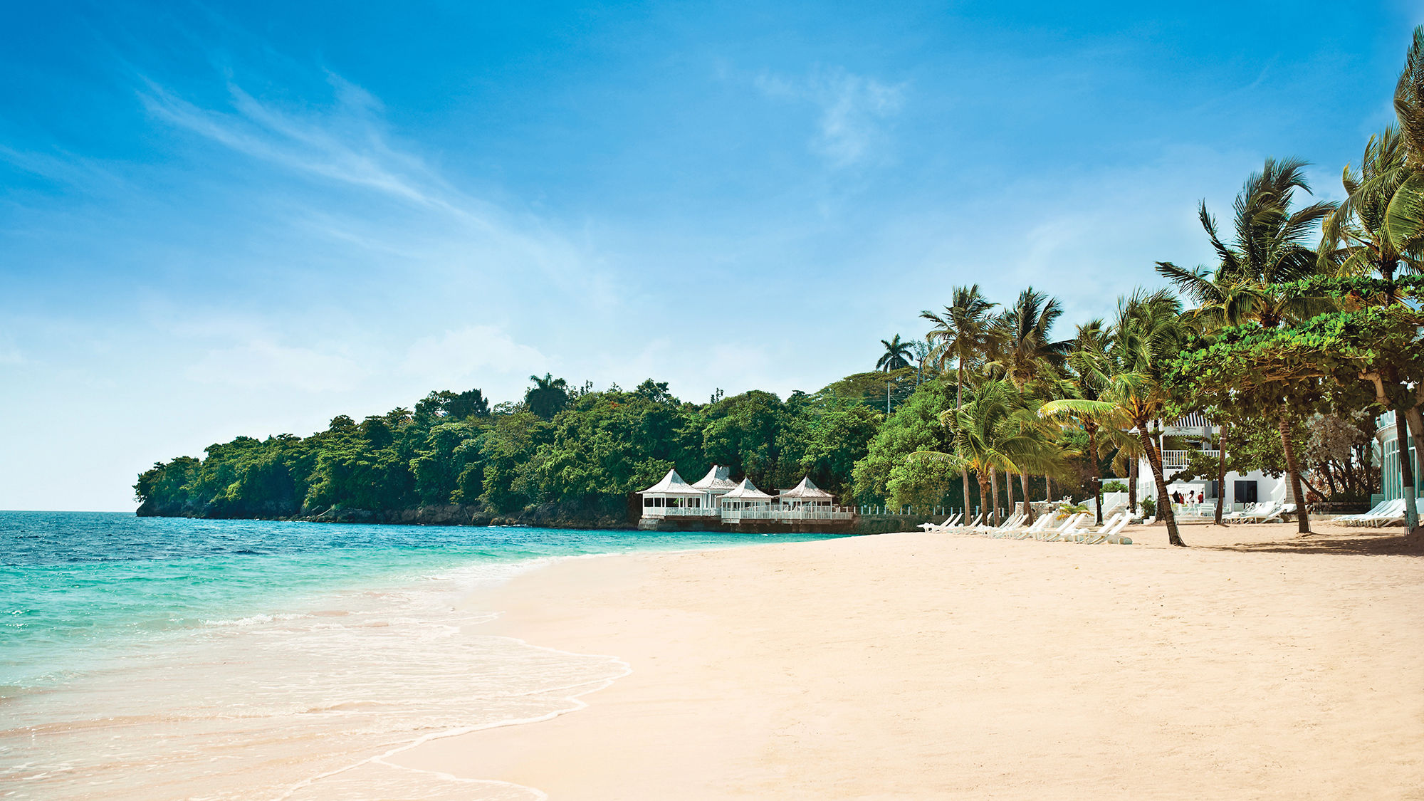 The beach at Couples Tower Isle in Ocho Rios.