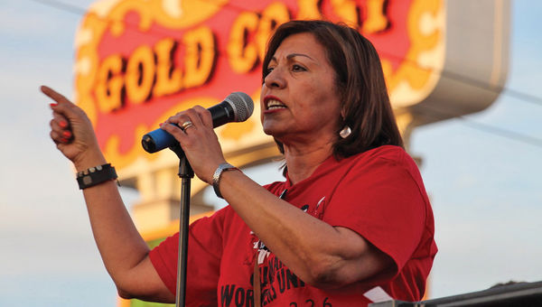 Culinary Workers Union Local 226 secretary-treasurer Geoconda Arguello-Kline. Culinary Workers Union Local 226 secretary-treasurer Geoconda Arguello-Kline.