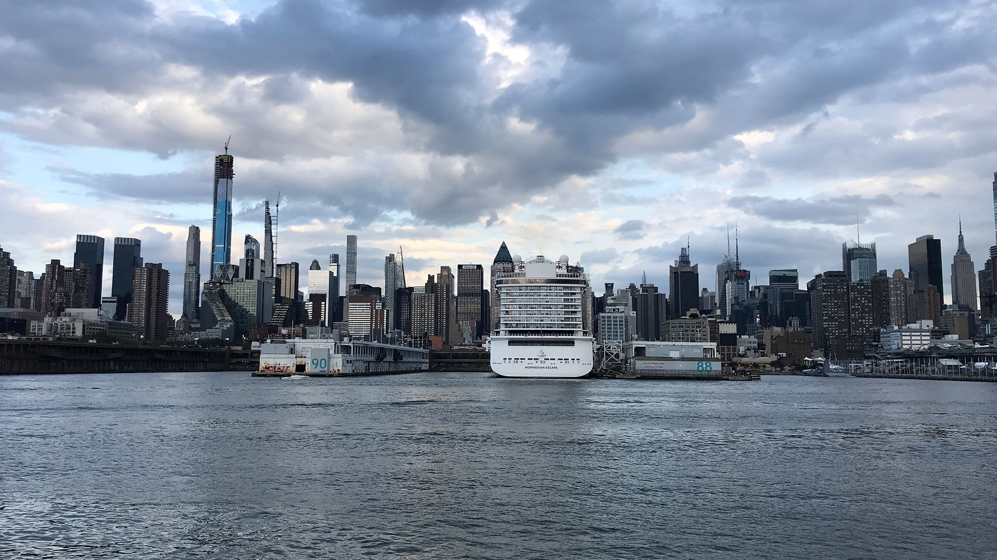 The Norwegian Escape in New York in 2019. CLIA has postponed the resumption of cruising after the Covid-related shutdown until at least September.