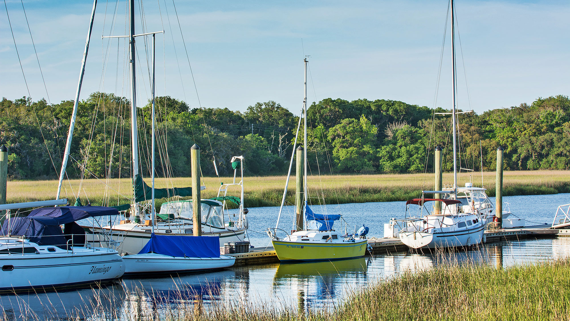 On the Intercoastal Waterway side of Amelia Island, you can explore the waters by renting a boat (with or without a captain) and enjoy fishing, photographing or the boating lifestyle.