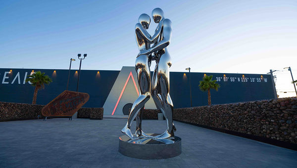 Michael Benisty’s “In Every Lifetime I Will Find You” is on display at Art Island.