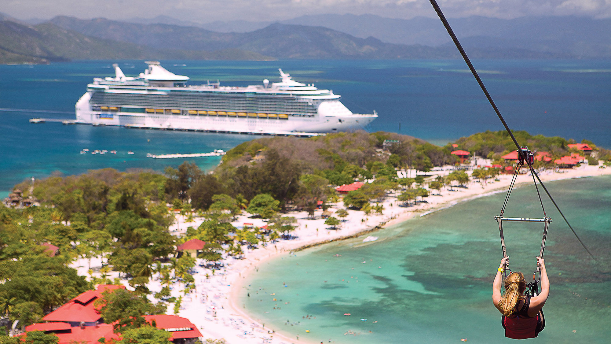 When U.S. cruising returns, the Healthy Sail Panel report recommends a "focus on cruises to cruise line owned-and-operated destinations," such as Labadee, Royal Caribbean's private destination in Haiti.