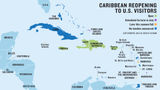 Map: Some islands cautiously reopen to tourism Map: Some islands cautiously reopen to tourism