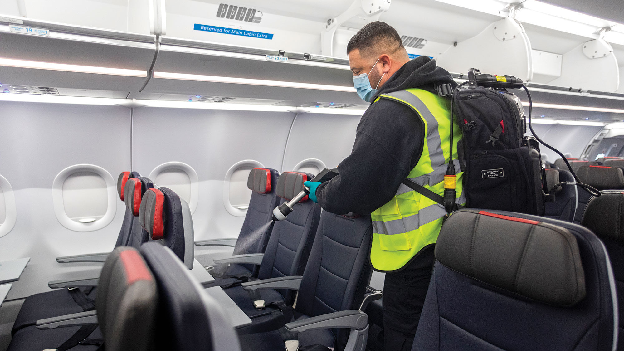American Airlines, like Delta Air Lines and United, has strengthened its cleaning protocols between flights.