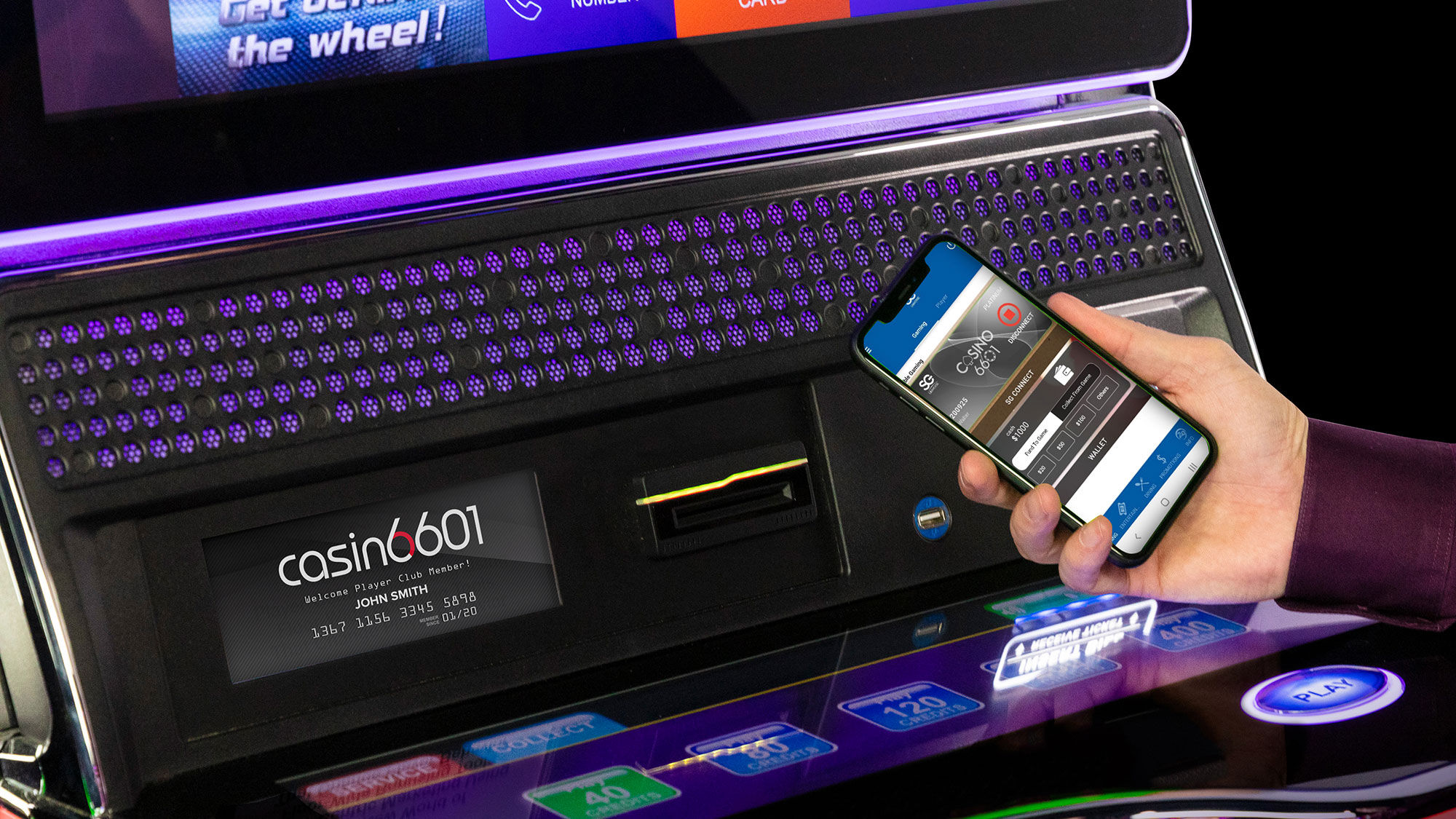 Scientific Games Corp. is introducing ways players can use their phones to interact with gaming machines in casinos.