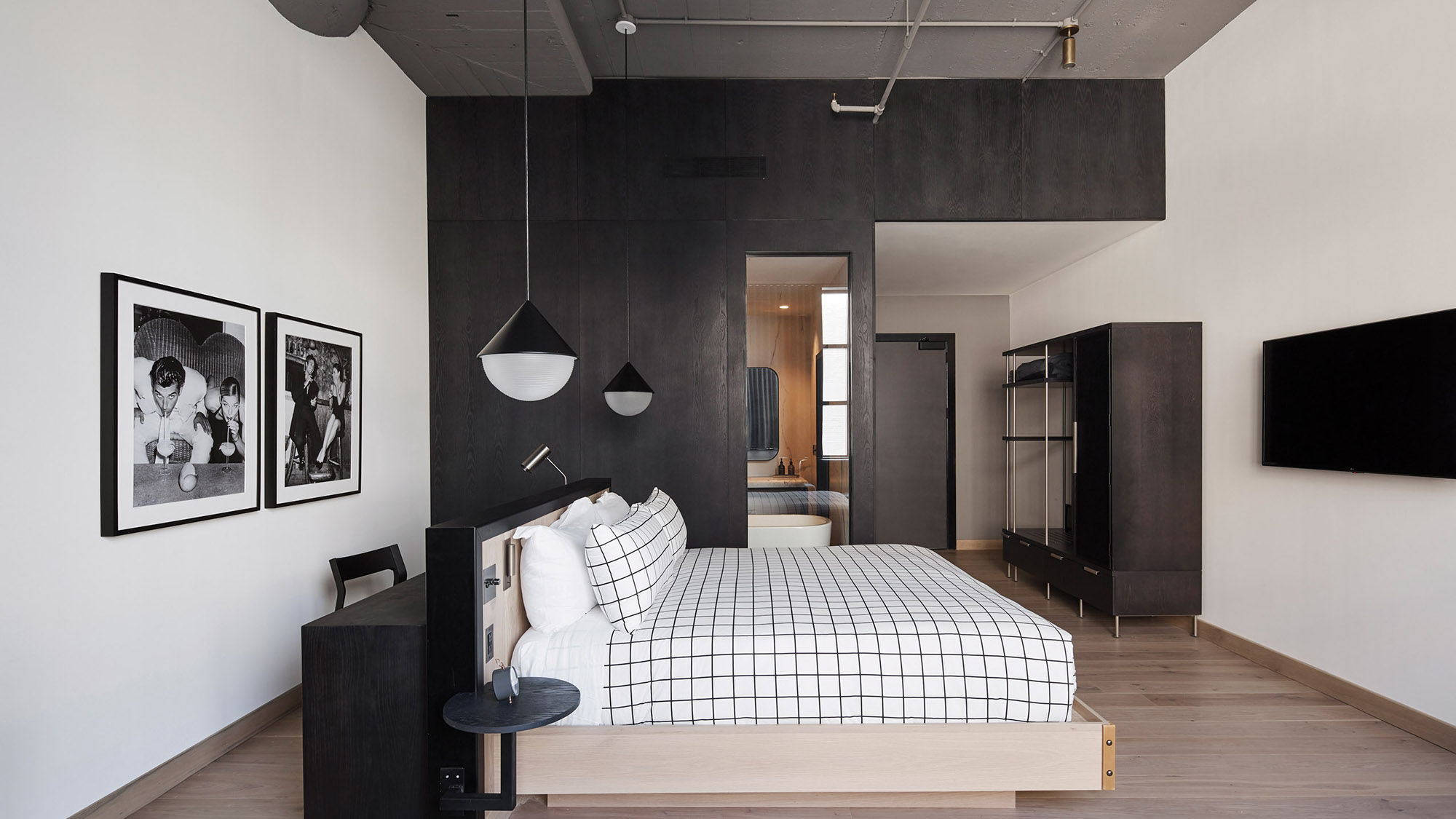 A Loft Suite at the Fitler Club's hotel.