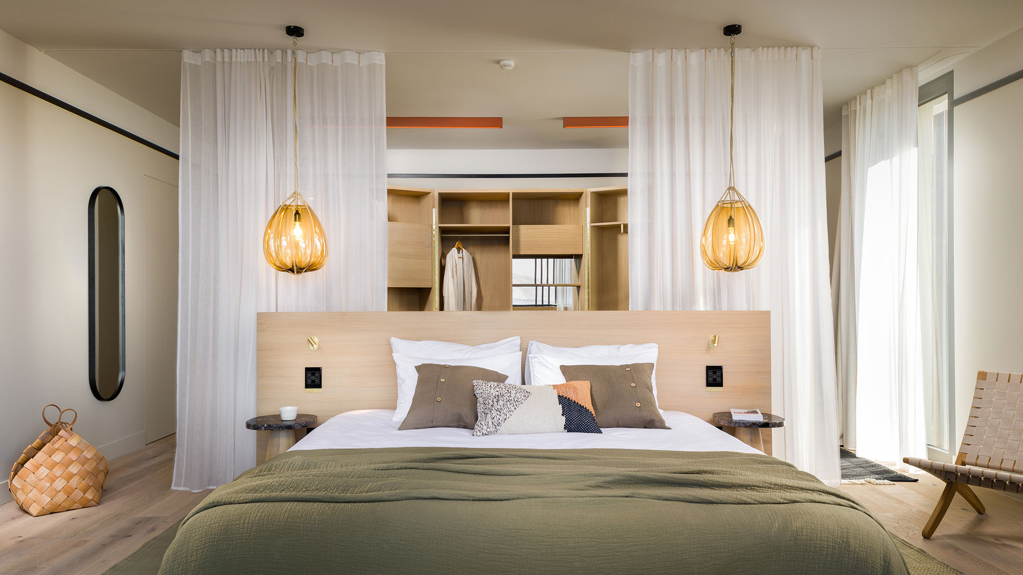 A guestroom at the Maslina Resort on Hvar Island, Croatia.
