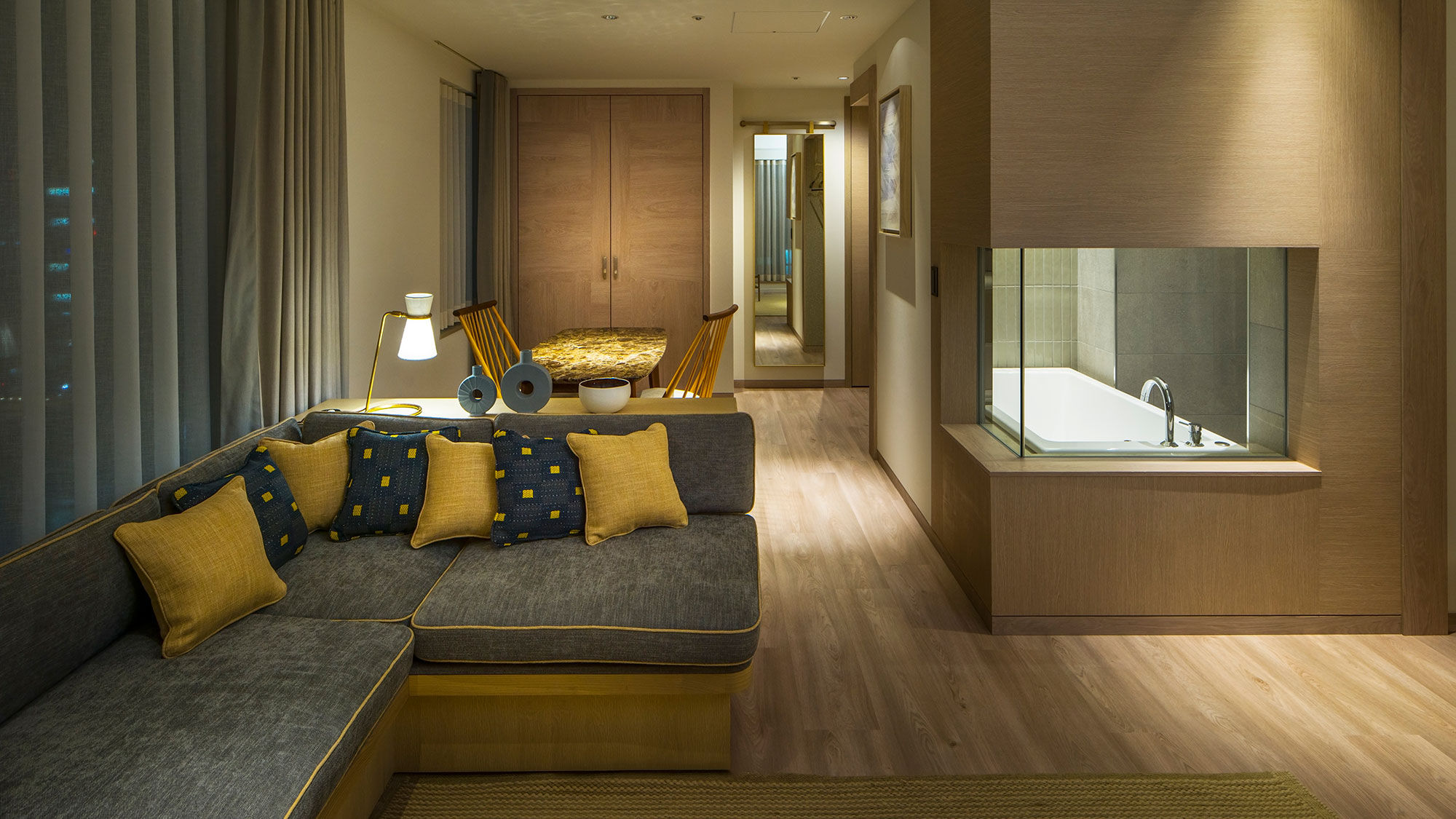 Zentis Osaka guestrooms draw inspiration from Japanese modular design, according to Design Hotels.