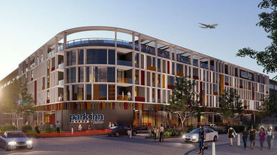 The Park Inn Durban, seen here in a rendering, is expected to open in 2022.
