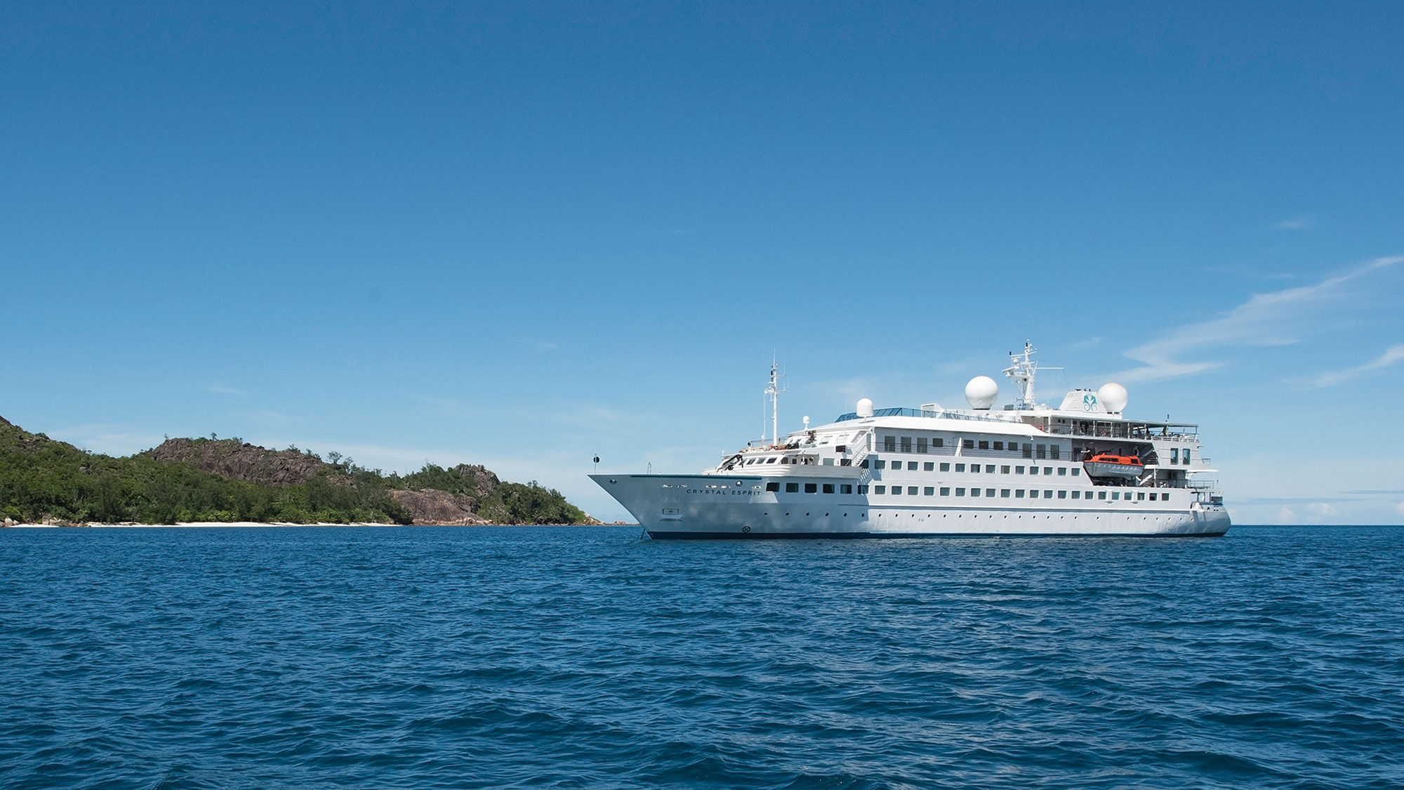 The Crystal Esprit in the Seychelles.