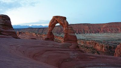 Delicate Arch in Arches National Park.