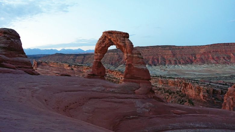 Delicate Arch in Arches National Park.