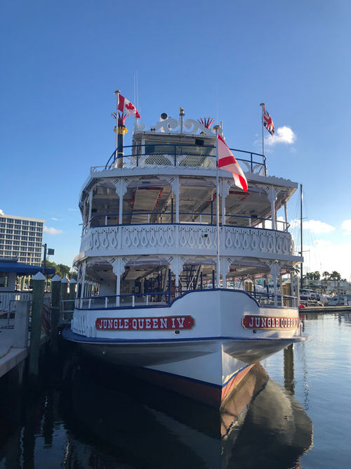 The Jungle Queen IV is the fourth version of an excursion boat that started touring Fort Lauderdale in 1935. The Jungle Queen IV is the fourth version of an excursion boat that started touring Fort Lauderdale in 1935.
