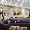 A rendering of the lobby lounge at the Planet Hollywood Beach Resort Cancun.