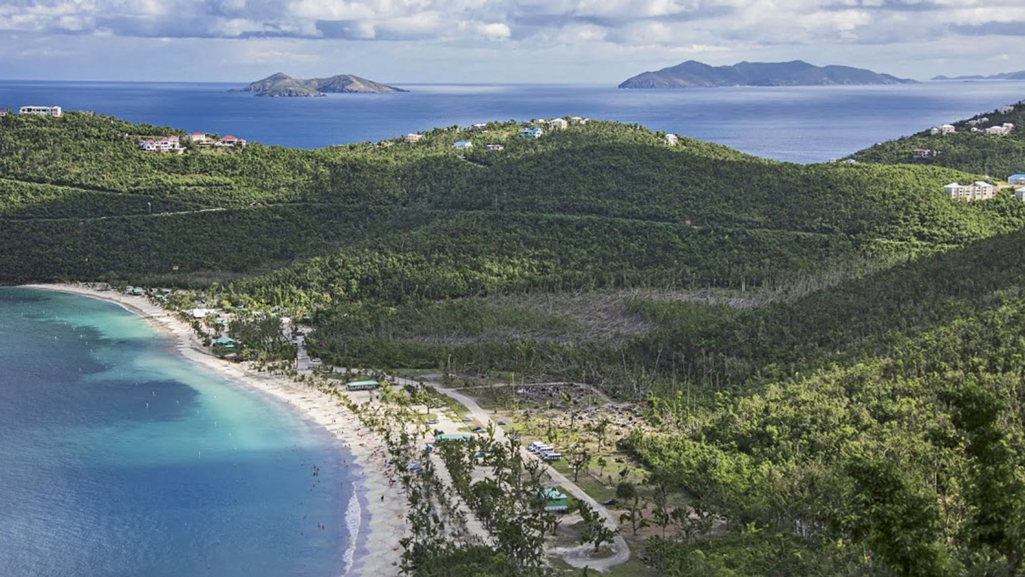 Magens Bay in St. Thomas in the U.S. Virgin Islands.
