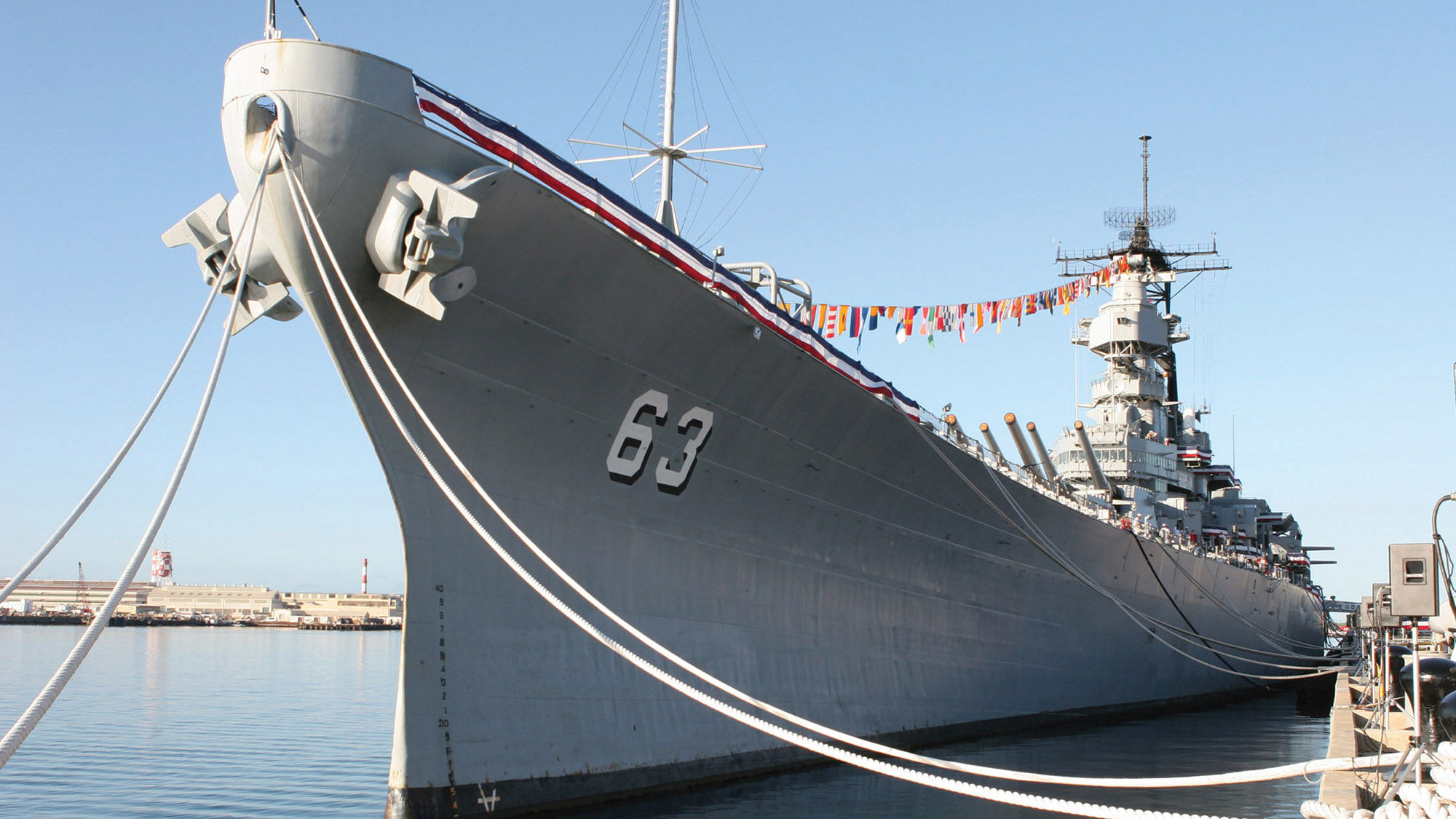 The Battleship Missouri Memorial is open Wednesdays to Sundays from 8 a.m. until 4 p.m.