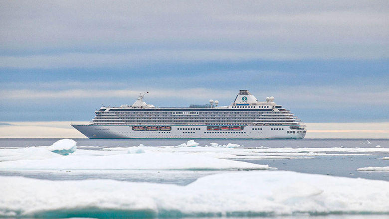 The Crystal Serenity in the Northwest Passage.