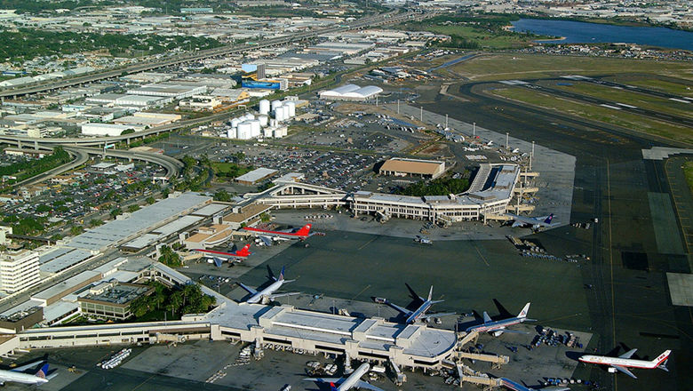 Daniel K. Inouye International Airport in Honolulu.