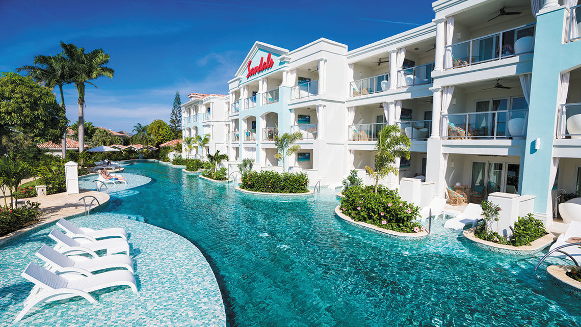 Sandals Montego Bay, which has reopened to guests.