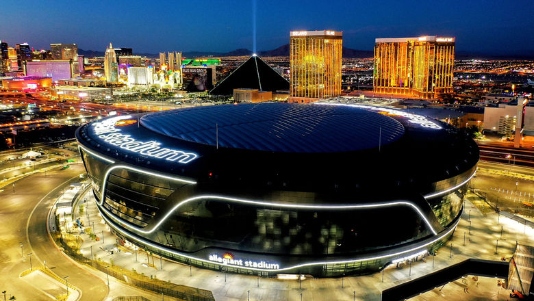 Allegiant Stadium in Las Vegas is set to host its first NFL game, without fans, on Sept. 21.