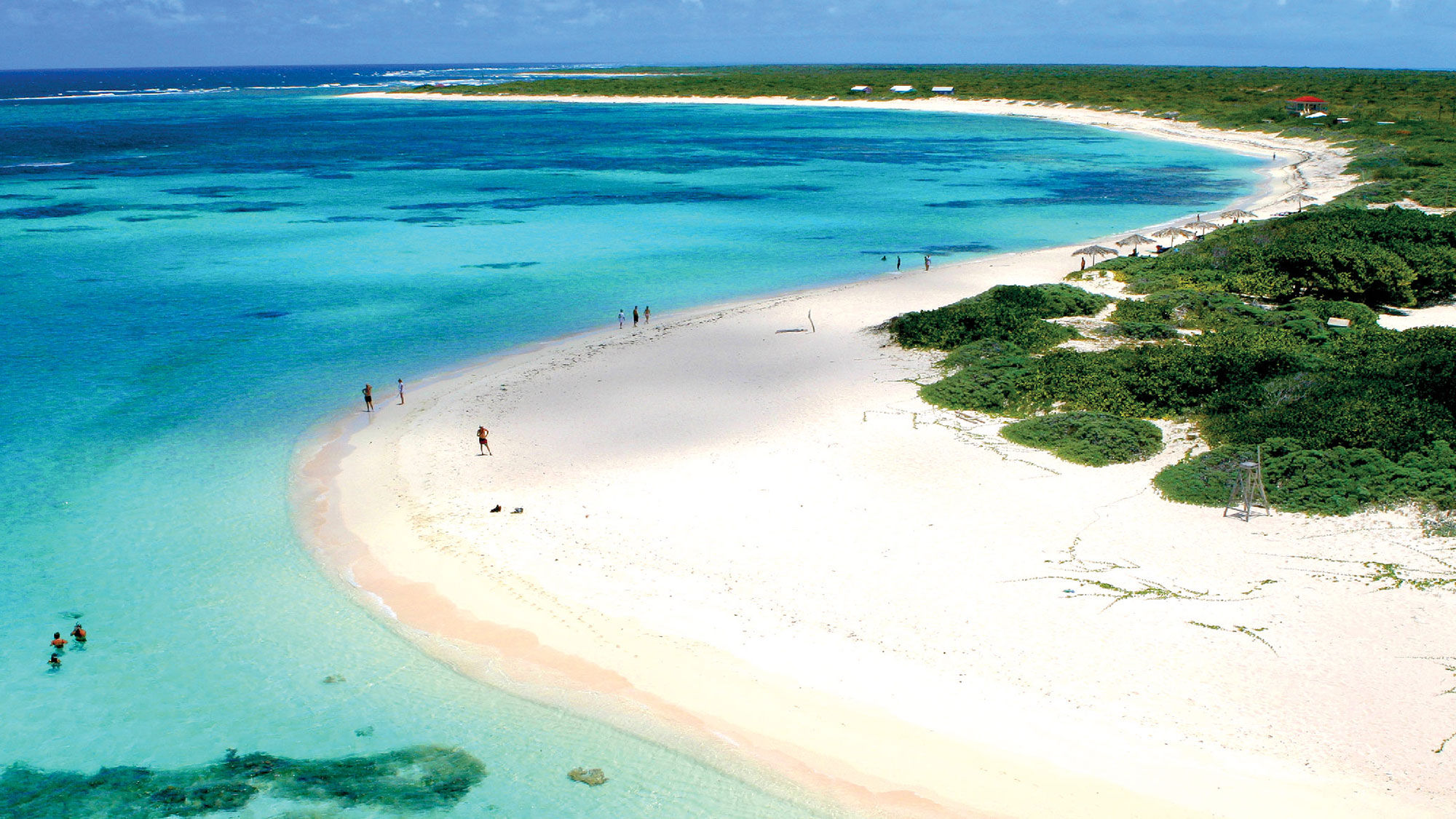 The British Virgin Islands encompass a string of more than 60 islands.