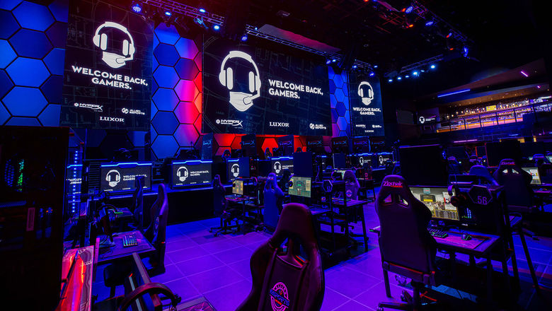 HyperX Esports Arena at Luxor in Las Vegas is welcoming gamers, with Covid safeguards in place.