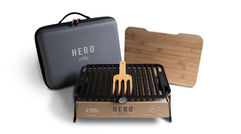 What's New, What's Hot is Travel Weekly's look at useful and fun travel gadgets, edited by Joe Rosen. First up, the Hero Grill. Just the thing for campers, picnickers and soft-adventure folks, the product comes with everything you'll need to BBQ on the go.