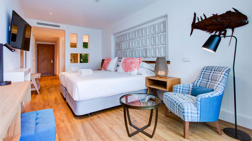A guestroom at the Hotel Fariones, which was formerly Los Fariones hotel. A guestroom at the Hotel Fariones, which was formerly Los Fariones hotel.