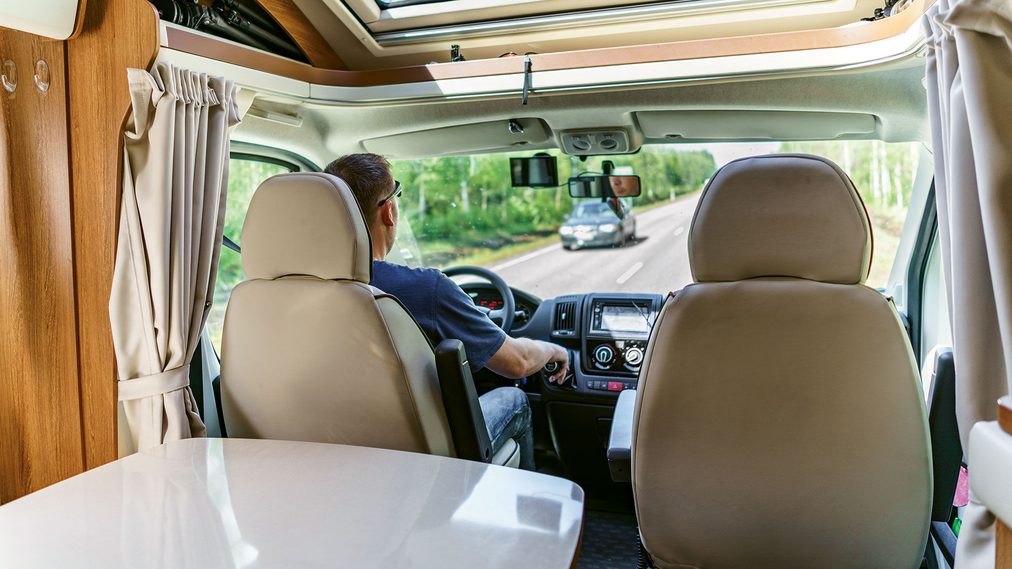 A camper van-style RV. The RV rental market has seen strong demand as travelers seek greater control of their vacations.
