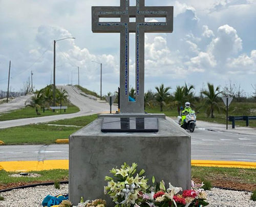 A memorial on Grand Bahama Island to the 31 lives lost there to Dorian. A memorial on Grand Bahama Island to the 31 lives lost there to Dorian.