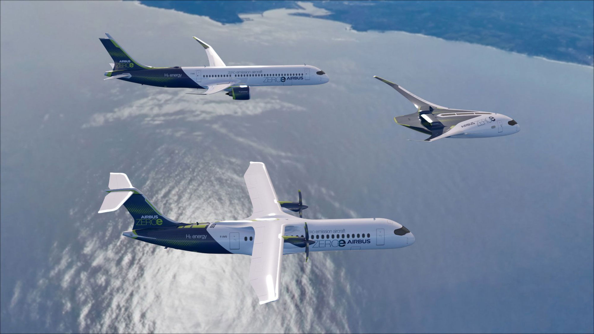 Airbus has revealed three concepts for hydrogen-powered planes. The aircraft would produce zero emissions.
