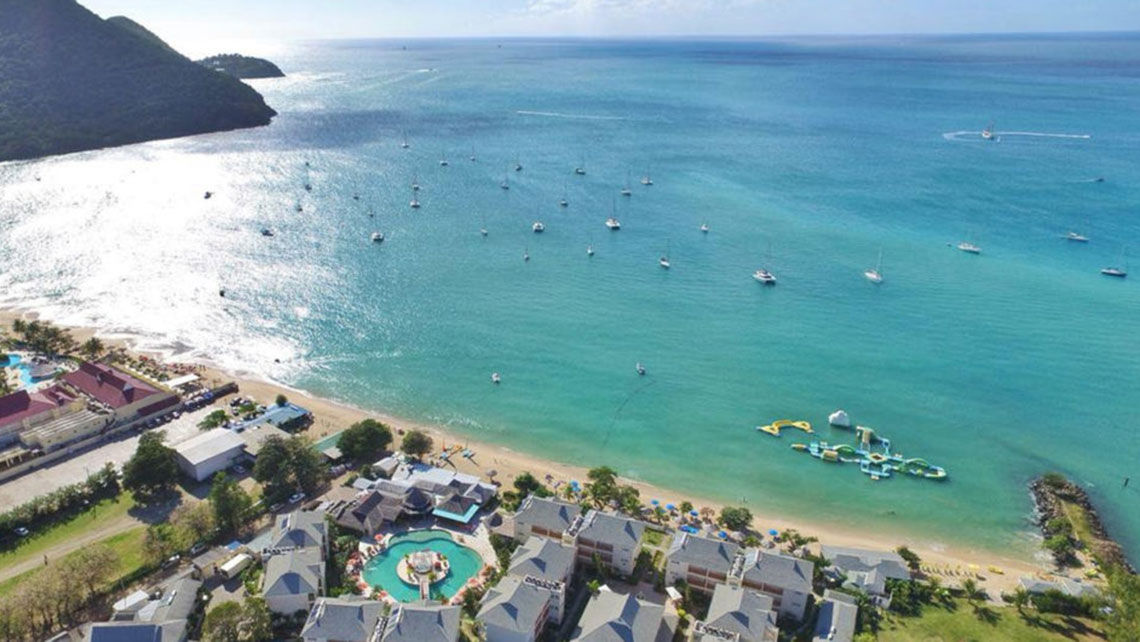 Bay Gardens Resorts in St. Lucia receives an environmental certification award.