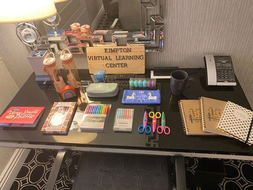 Kimpton is providing school supplies and a number of other perks as part of its remote learning program at select hotels.