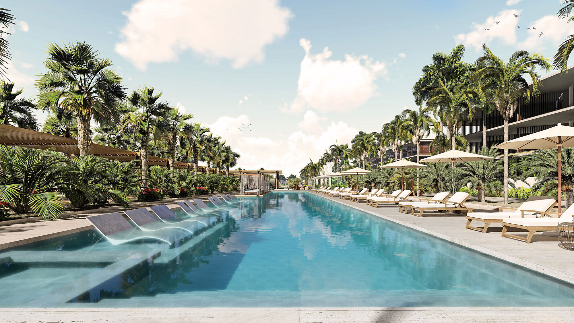 Live Aqua Beach Resort Punta Cana will offer 96,875 square feet of pools.