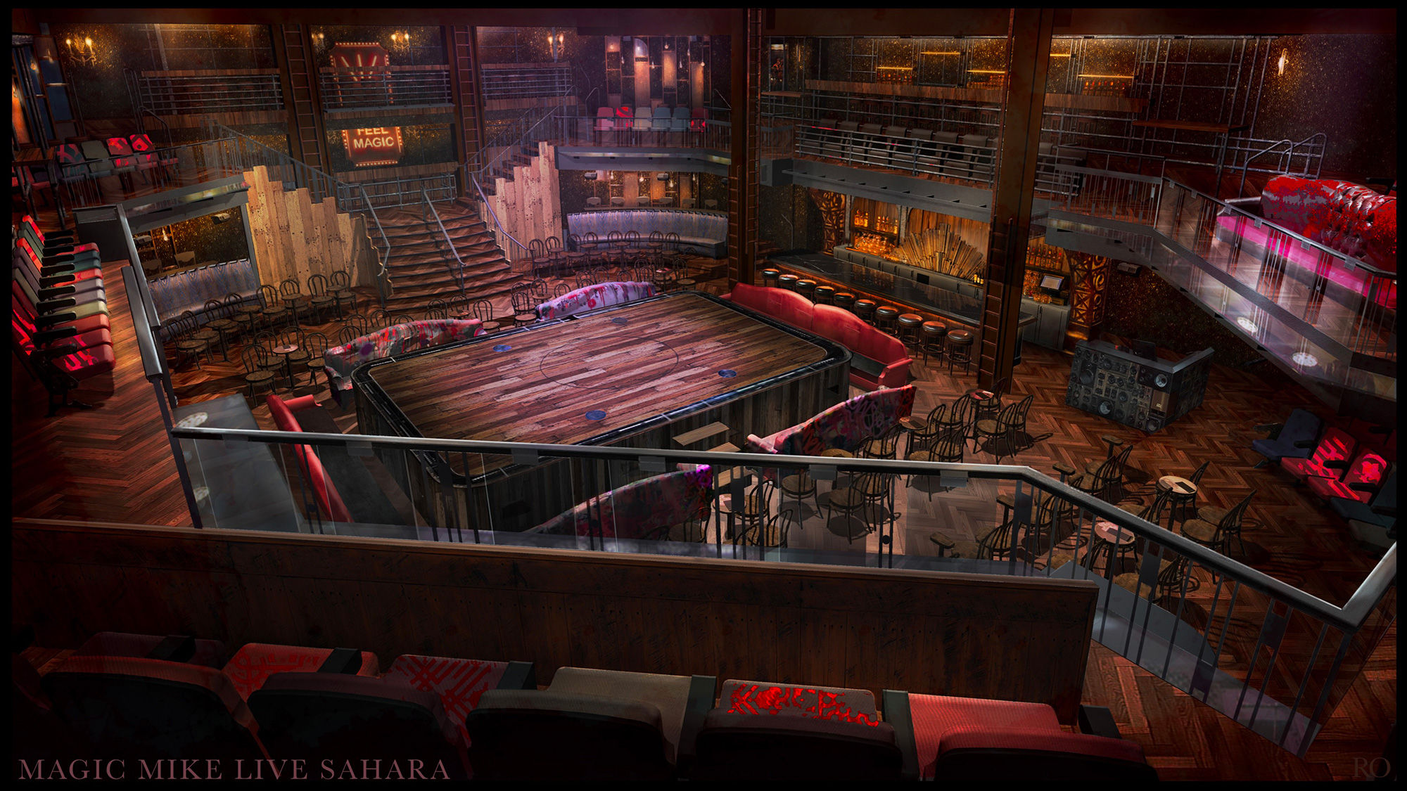 A dedicated theater for "Magic Mike Live" is planned at Sahara Las Vegas.
