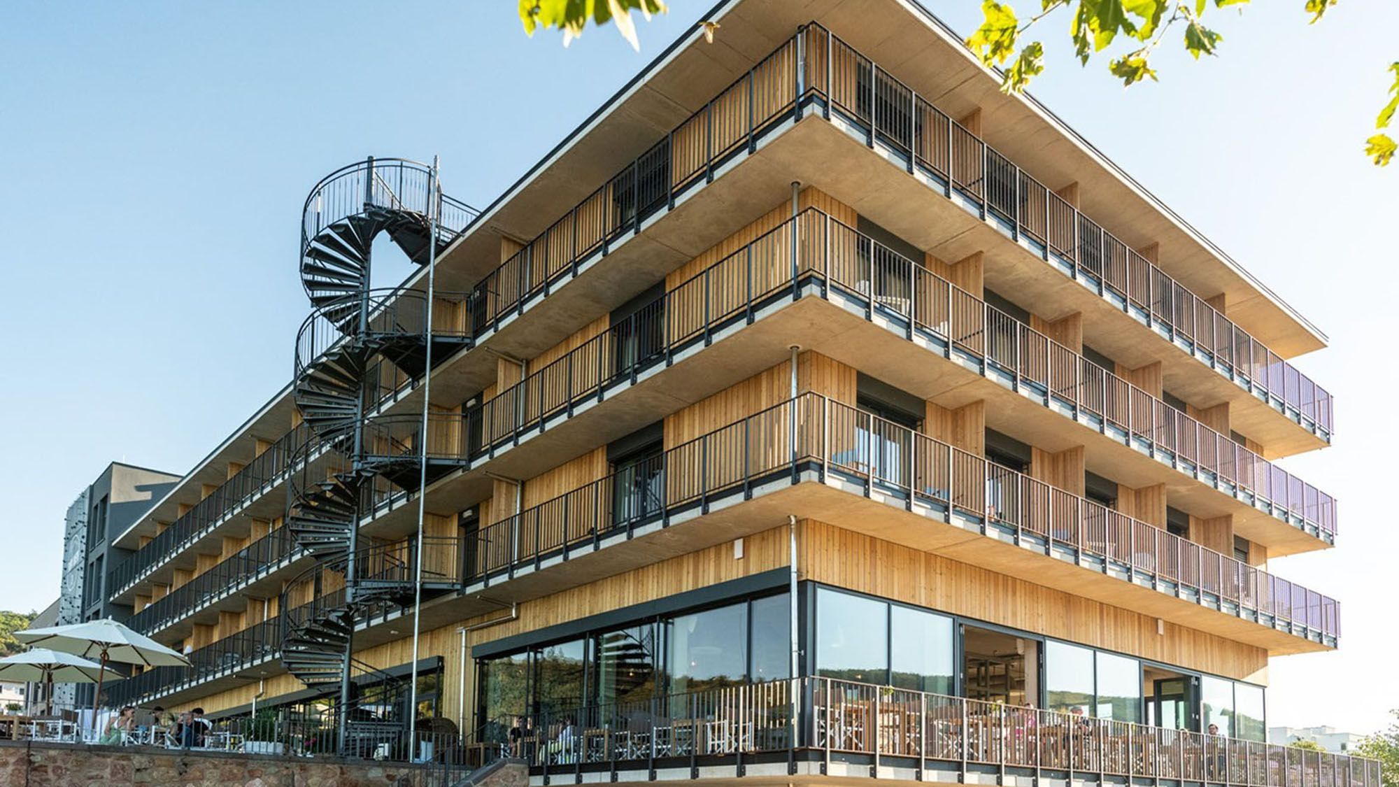 The property is located in Bingen am Rhein in Germany's Middle Rhine Valley.